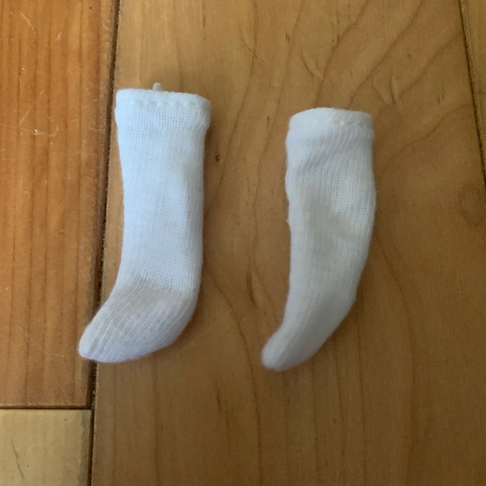 American Girl Mini Doll White Socks Stockings Nellie